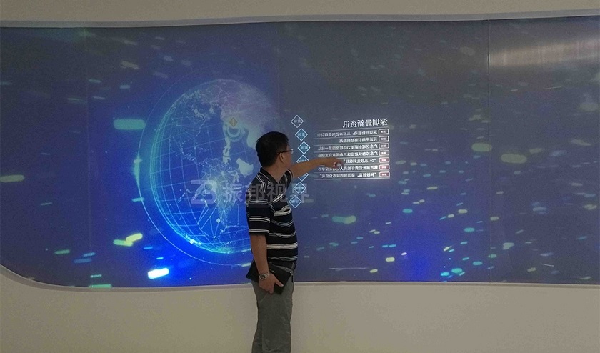 企業(yè)雷達互動投影展現(xiàn)操作